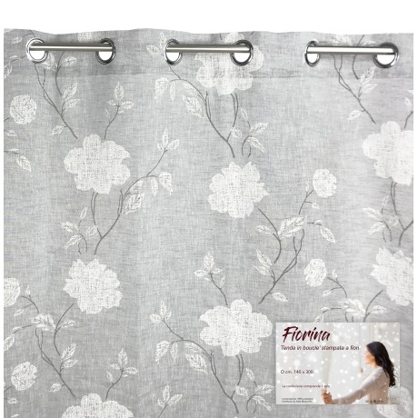 Rideau Florina Gris 140 x...