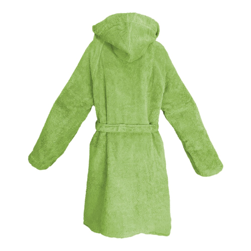 Hi-Tech + © Peignoir Bébé Garçon en Pur Coton Éponge Fabriqué en Italie Vert