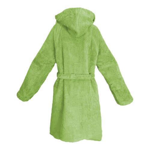 ALBORNOZ HI TECH © BEBÉ NIÑO EN RIZO DE PURO ALGODÓN MADE IN ITALY VERDE NUEVO