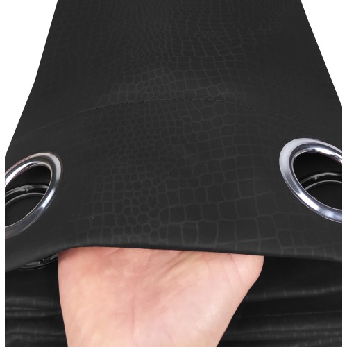 TENDA WONDERFUL in tinta unita NERO CM. 140X280 BLACK OUT confezionata