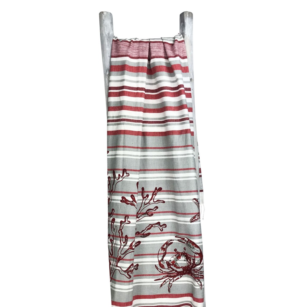 TOALLA DE PLAYA FOUTA CANGREJO Rojo talla GRANDE con mochila Playa KEEP CALM CM.100X200