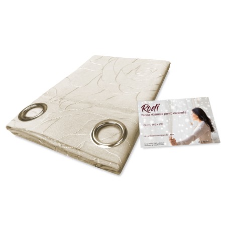 Rideau Rodi Beige 140 x 290 cm