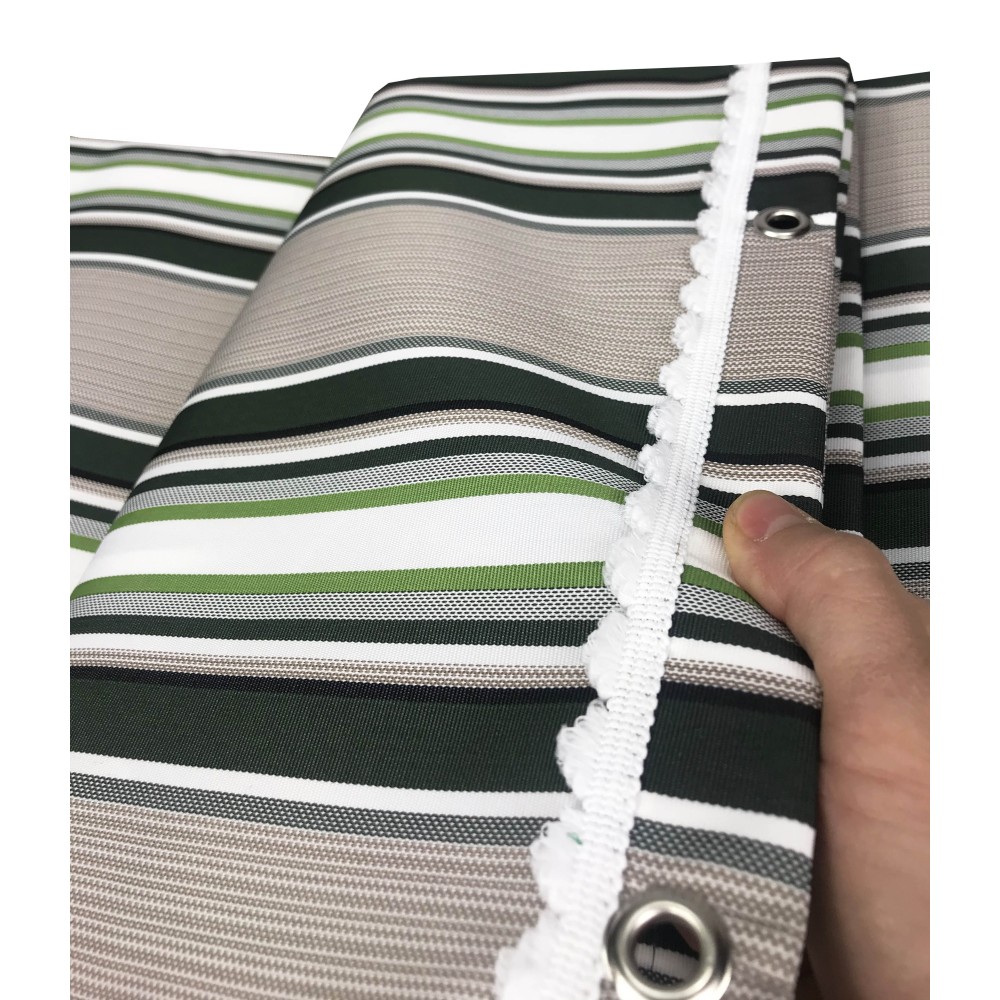 VERTIGO AUSSENMARKISE GARTEN BALKON RIGHINO GRÜN WASSERDICHT UND WASSERABWEISEND