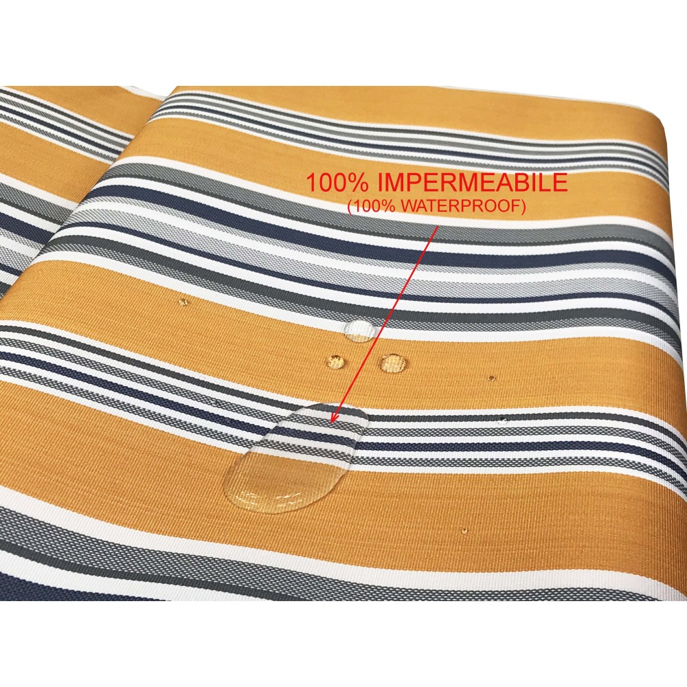 Vertigo Rideau de soleil extérieur pour jardin, balcon, jaune, imperméable et hydrofuge