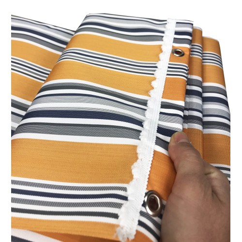 TOLDO EXTERIOR VERTIGO JARDÍN BALCÓN RIGHINO AMARILLO IMPERMEABLE Y REPELENTE AL AGUA