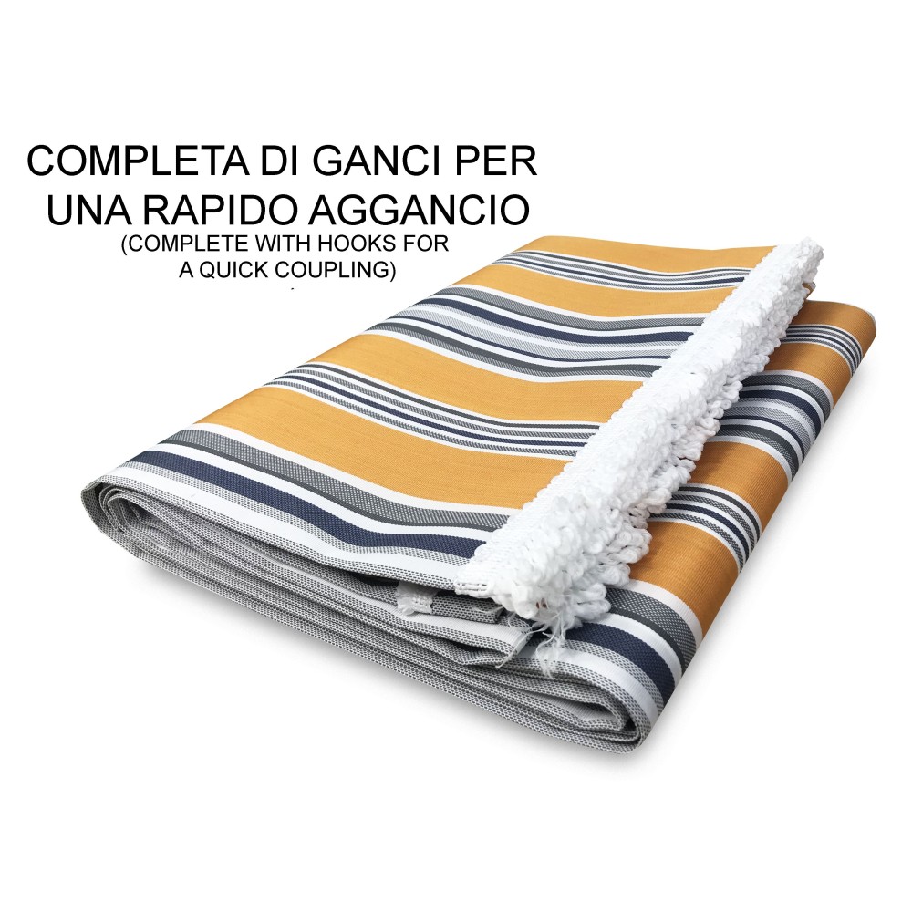 VERTIGO OUTDOOR AWNING GARDEN BALCONY RIGHINO YELLOW WATERPROOF AND WATER REPELLENT