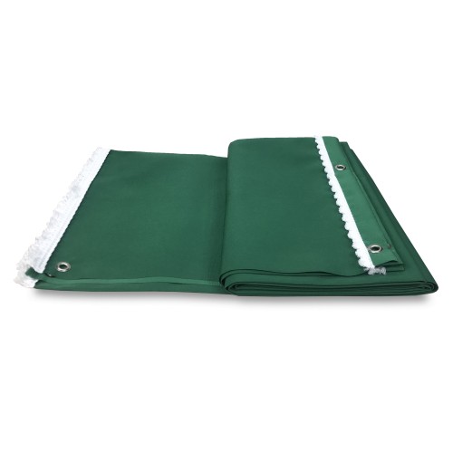 VERTIGO TOLDO EXTERIOR JARDÍN BALCÓN VERDE LISO IMPERMEABLE Y REPELENTE AL AGUA