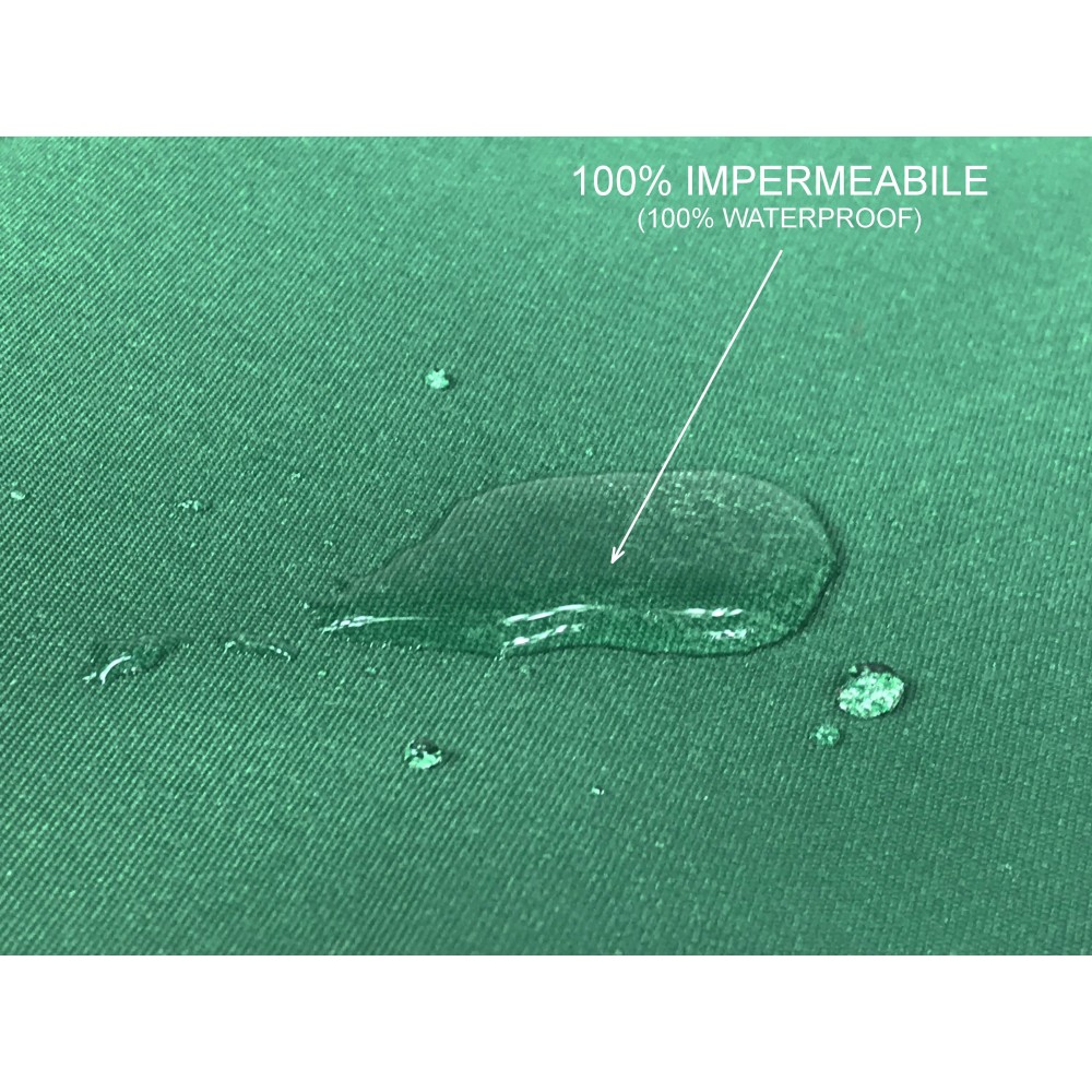 Vertigo Rideau de soleil extérieur jardin balcon uni vert imperméable et hydrofuge