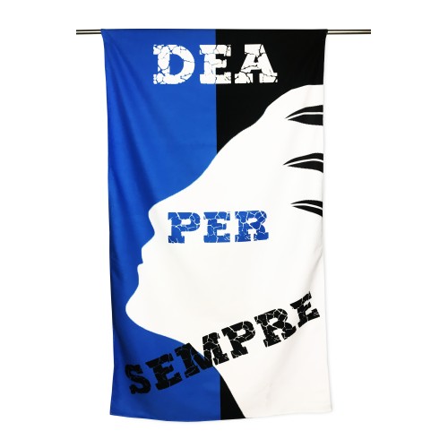 TELO MARE in spugna DEA PER SEMPRE misura grande cm. 90 X 170