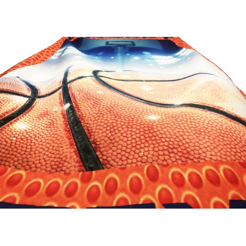 BASKET FOREVER Frottee-Strandtuch groß Größe cm. 90 X 170 CM