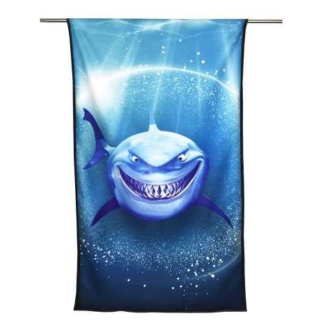 BEACH TOWEL IN SPONGE SHARK...