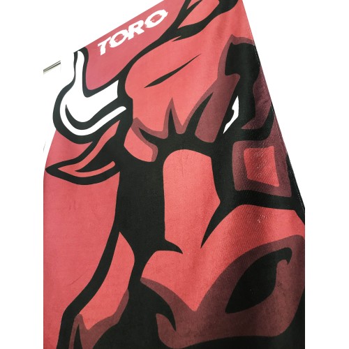 BEACH TOWEL in terry cloth TORO 1906 large size cm. 90 X 170 and postcard TURIN HAS BEEN and will remain GRANATA