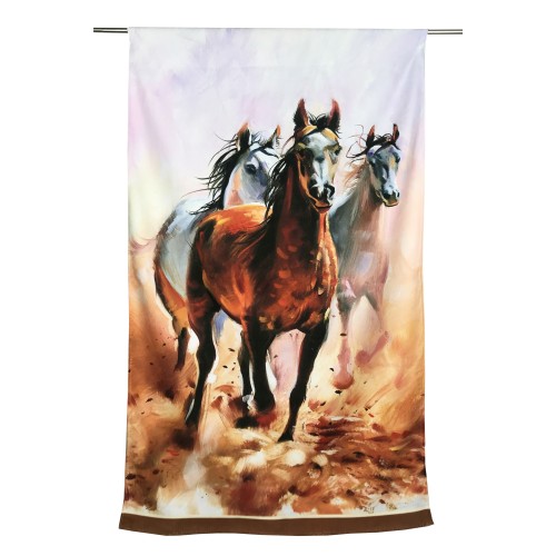 CAVALLI PAINTING terry beach towel large cm. 90 X 170