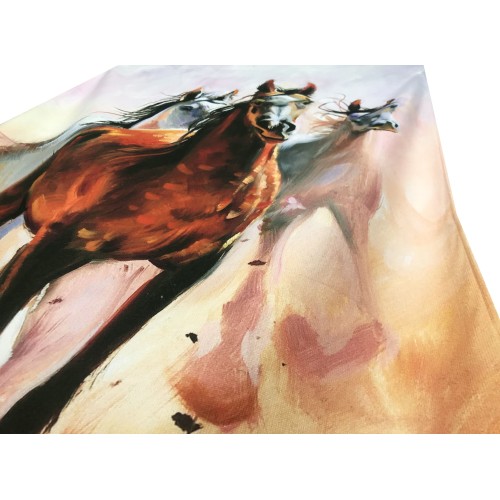 CAVALLI PAINTING terry beach towel large cm. 90 X 170