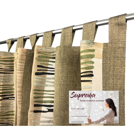 SUPREME CURTAIN STRIPED AND...