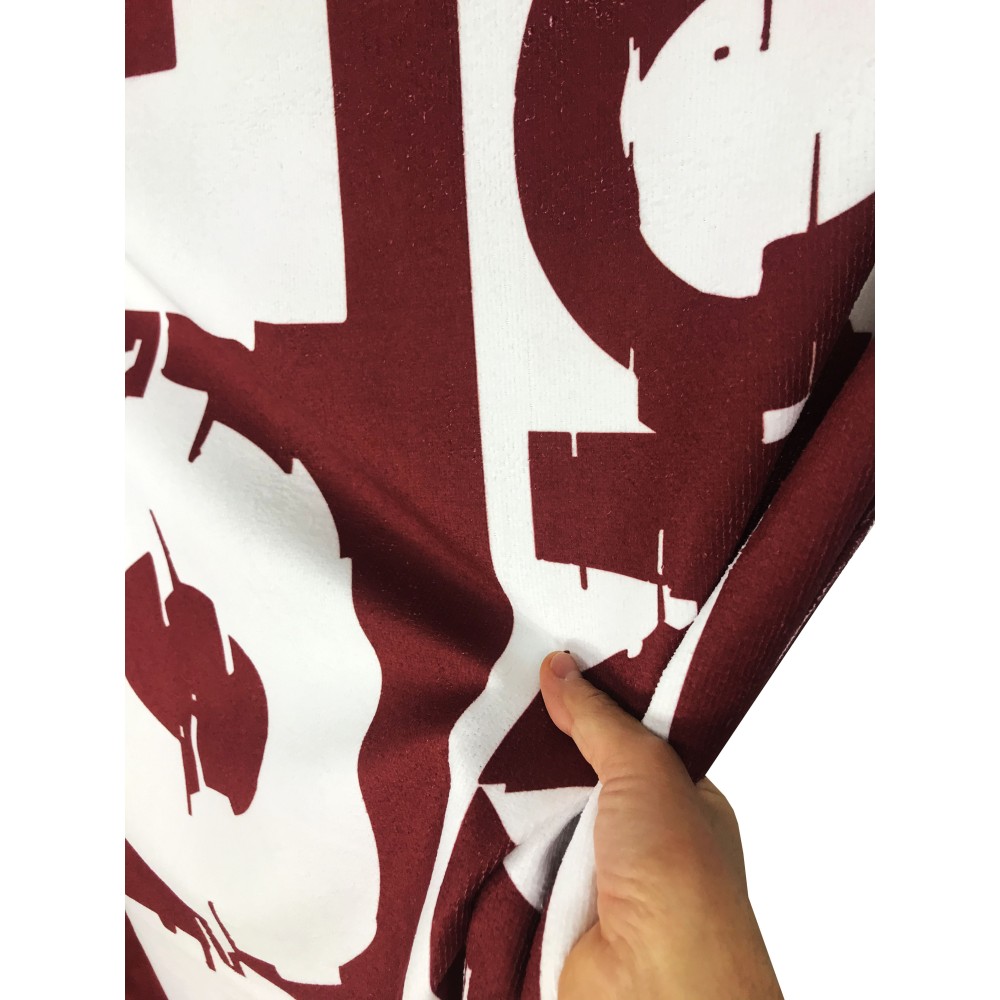 TERRY TOWEL WRITTEN TAURUS 1906 large size cm. 90 X 170 and postcard TURIN HAS BEEN and will remain GRANATA