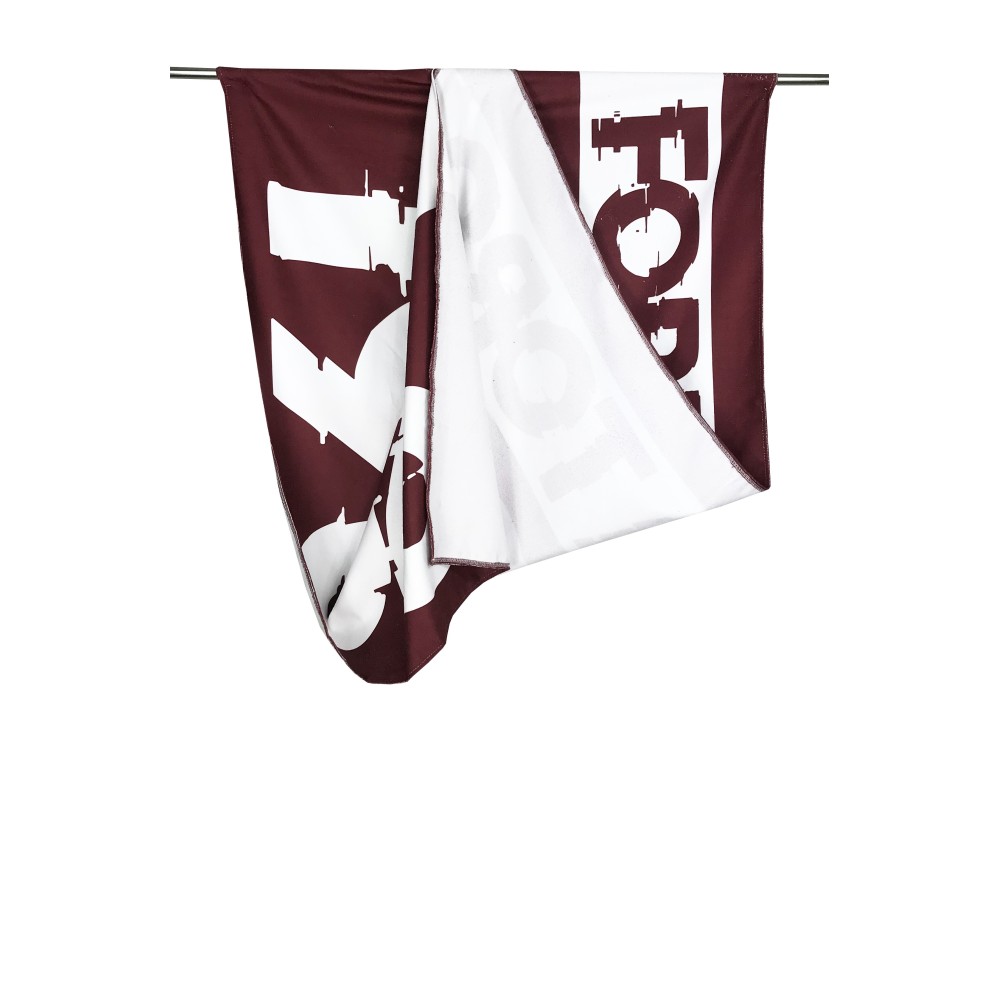 TERRY TOWEL WRITTEN TAURUS 1906 large size cm. 90 X 170 and postcard TURIN HAS BEEN and will remain GRANATA