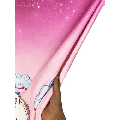 Serviette de plage licorne Rose Grande taille 90 x 170 cm