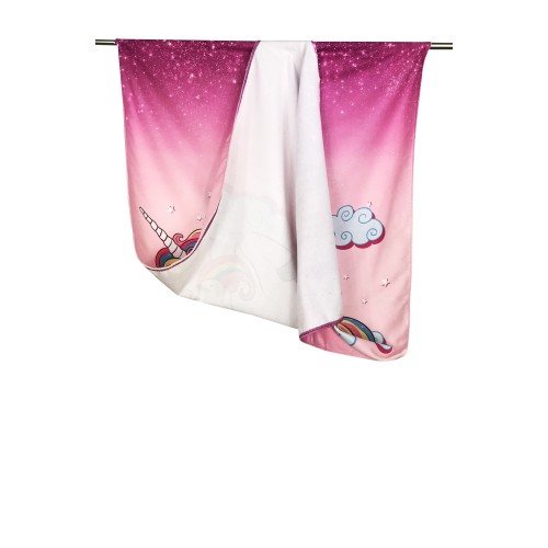 Serviette de plage licorne Rose Grande taille 90 x 170 cm