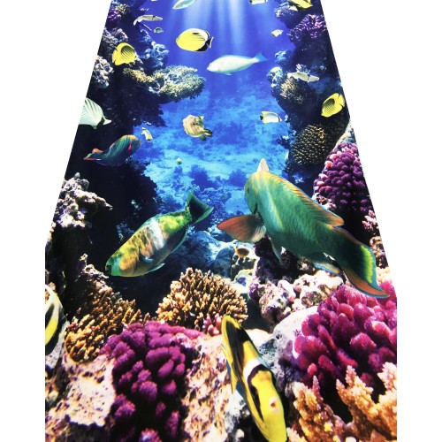 BEACH TOWEL in terry SEABED size large cm. 90 X 170