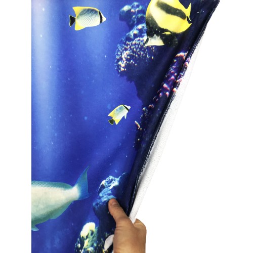 BEACH TOWEL in terry SEABED size large cm. 90 X 170