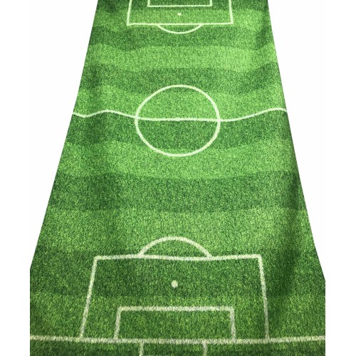Serviette de plage en éponge, terrain de football, grande taille, 90 x 170 cm