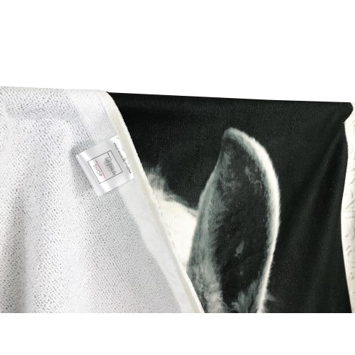 Serviette de plage éponge Cheval blanc grande taille cm. 90 X 170