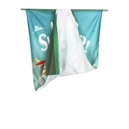 FROTTEE STRANDTUCH HELLO SUMMER BUS Große Größe cm. 90 X 170 CM