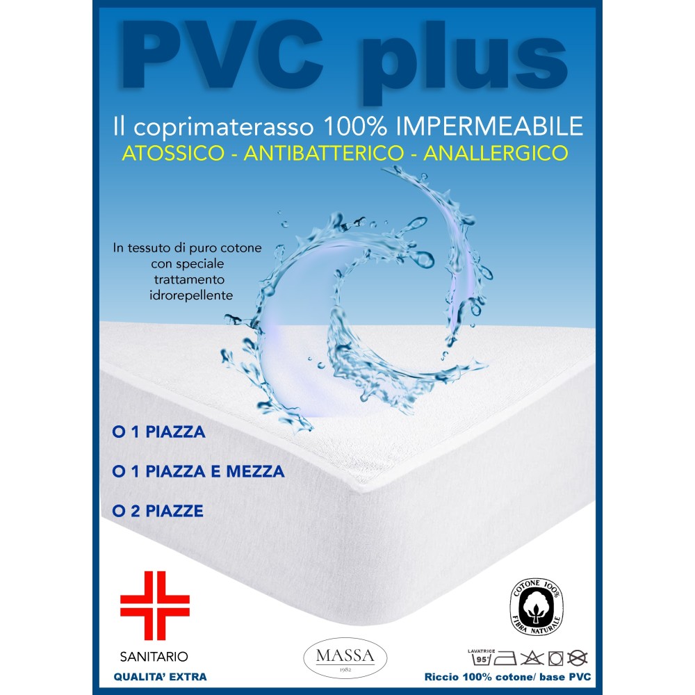 Coprimaterasso IMPERMEABILE Sanitario PVC