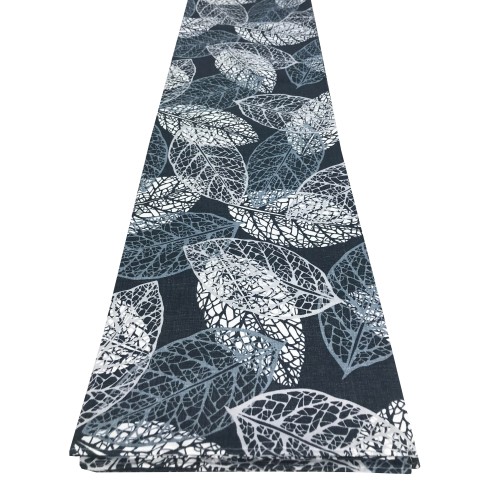 TELO ARREDO copritutto GRAN FOULARD COPRILETTO copridivano TESSUTO LONETA FOGLIA LEAF