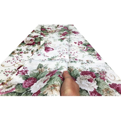 TELO ARREDO copritutto GRAN FOULARD COPRILETTO copridivano TESSUTO LONETA NEW Sanderson Rosa