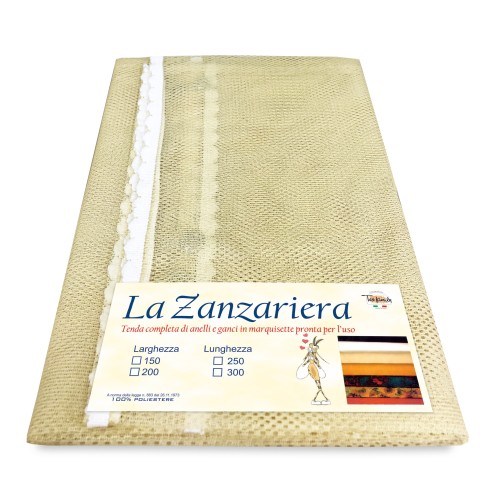 TENDA rete ZANZARIERA da esterno GIARDINO BALCONE unito BEIGE