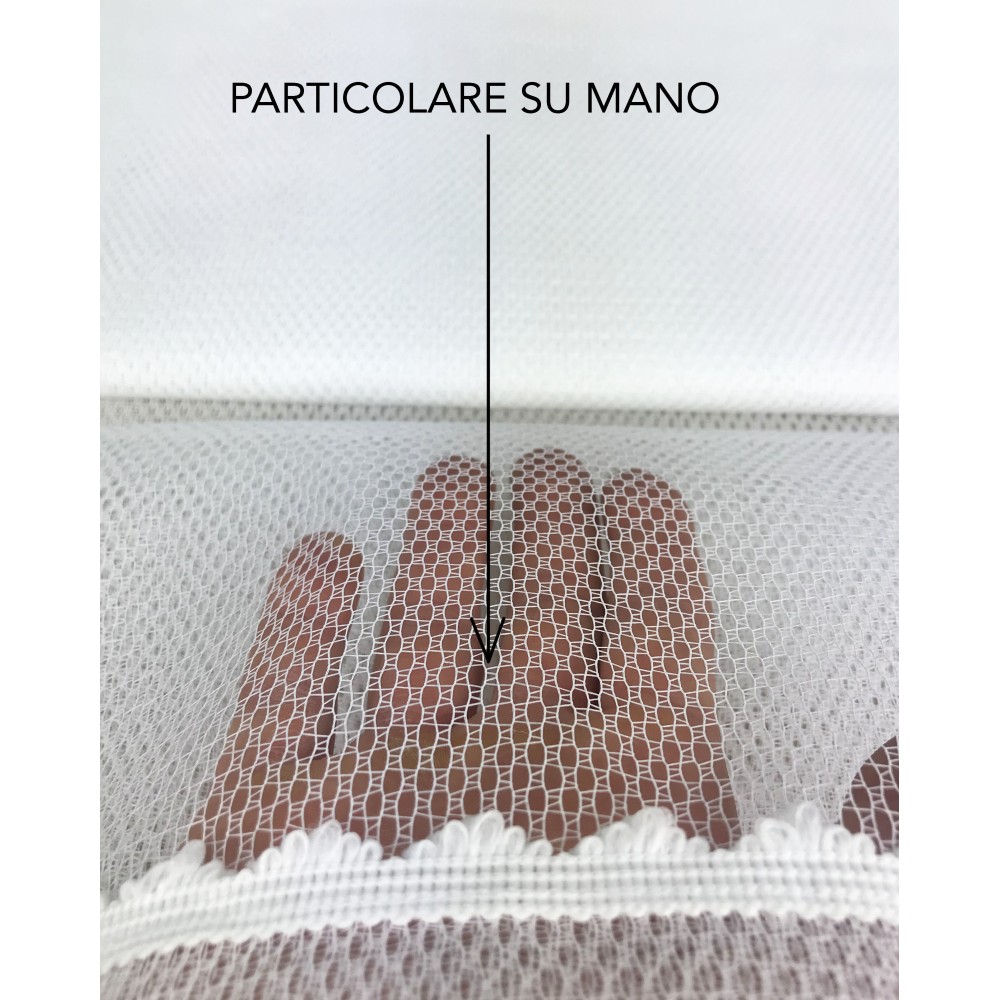 TENDA rete ZANZARIERA da esterno  GIARDINO BALCONE unito BIANCO