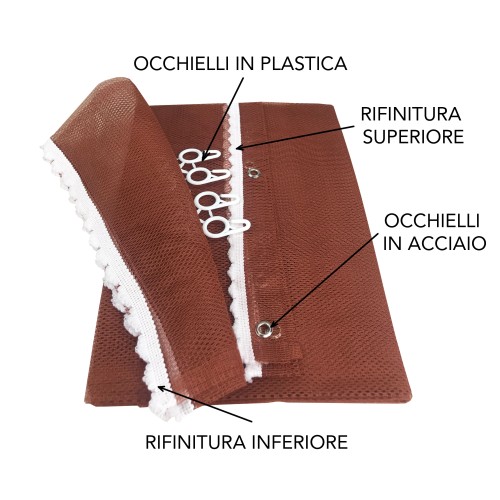 RIDEAU moustiquaire DE l'EXTÉRIEUR: JARDIN, BALCON royaume-uni BRUN