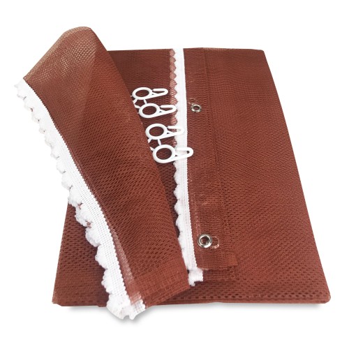 OUTDOOR MOSQUITO NET CURTAIN GARDEN BALCONY UNITED BROWN