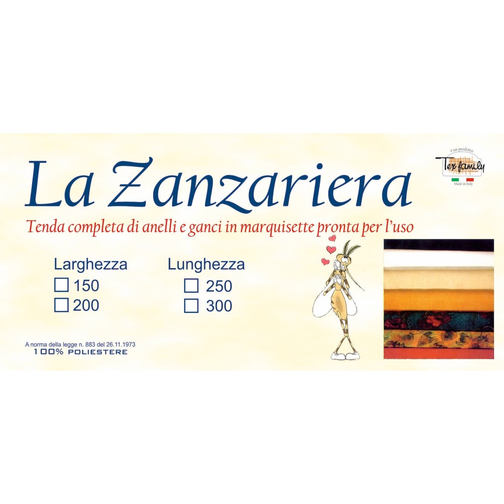 TENDA rete ZANZARIERA da esterno GIARDINO BALCONE unito MARRONE