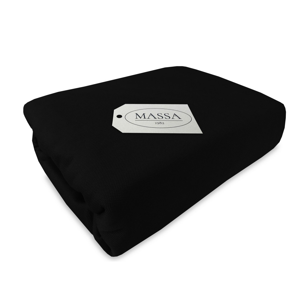 Funda de sofá elástica universal ROMA resistente a las manchas NEGRO