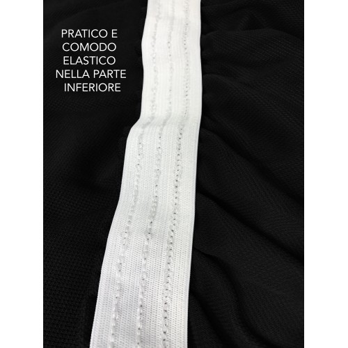 Funda de sofá elástica universal ROMA resistente a las manchas NEGRO