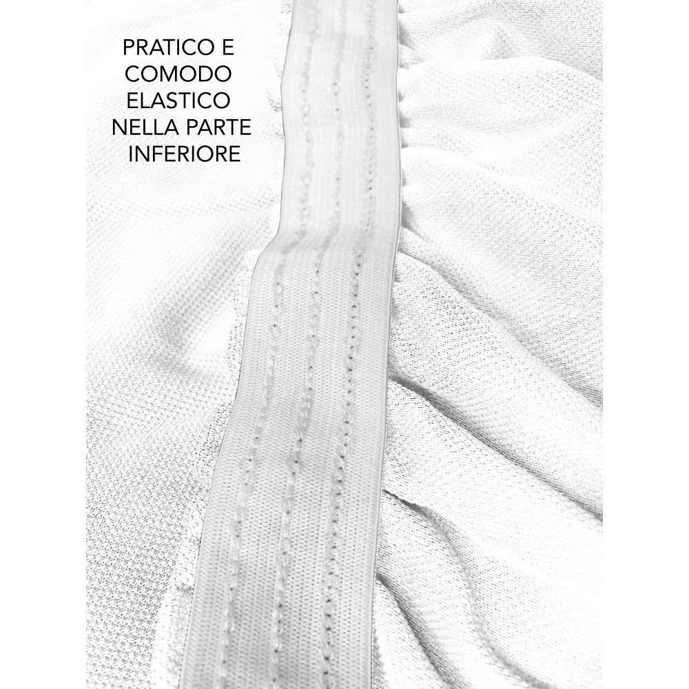 Funda de sofá elástica universal ROMA antimanchas BLANCO