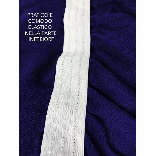COPRIDIVANO Universale elasticizzato ROMA antimacchia BLU SCURO