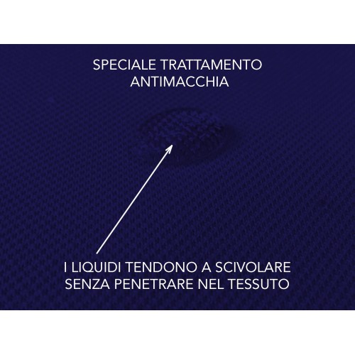COPRIDIVANO Universale elasticizzato ROMA antimacchia BLU SCURO