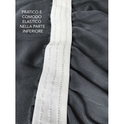COPRIDIVANO Universale elasticizzato ROMA antimacchia GRIGIO SCURO