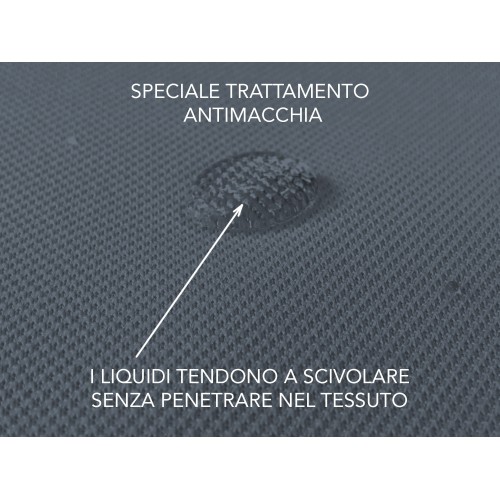 Funda de sofá elástica universal ROMA antimanchas GRIS OSCURO