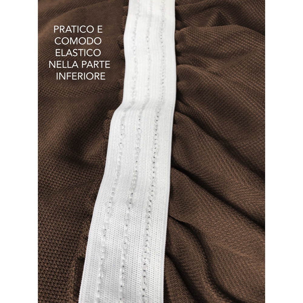 Funda de sofá elástica universal ROMA antimanchas MARRÓN