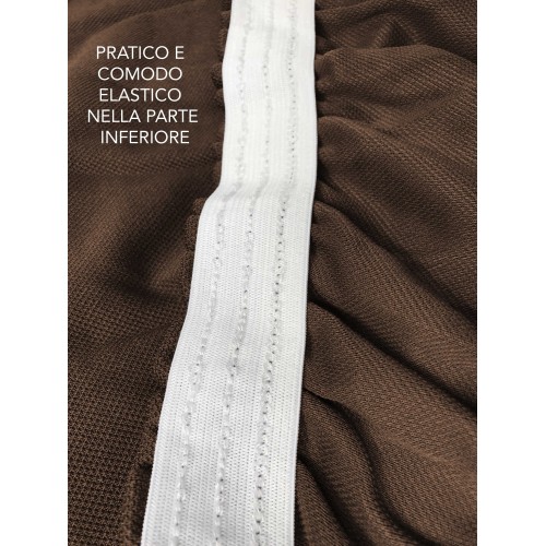 Funda de sofá elástica universal ROMA antimanchas MARRÓN