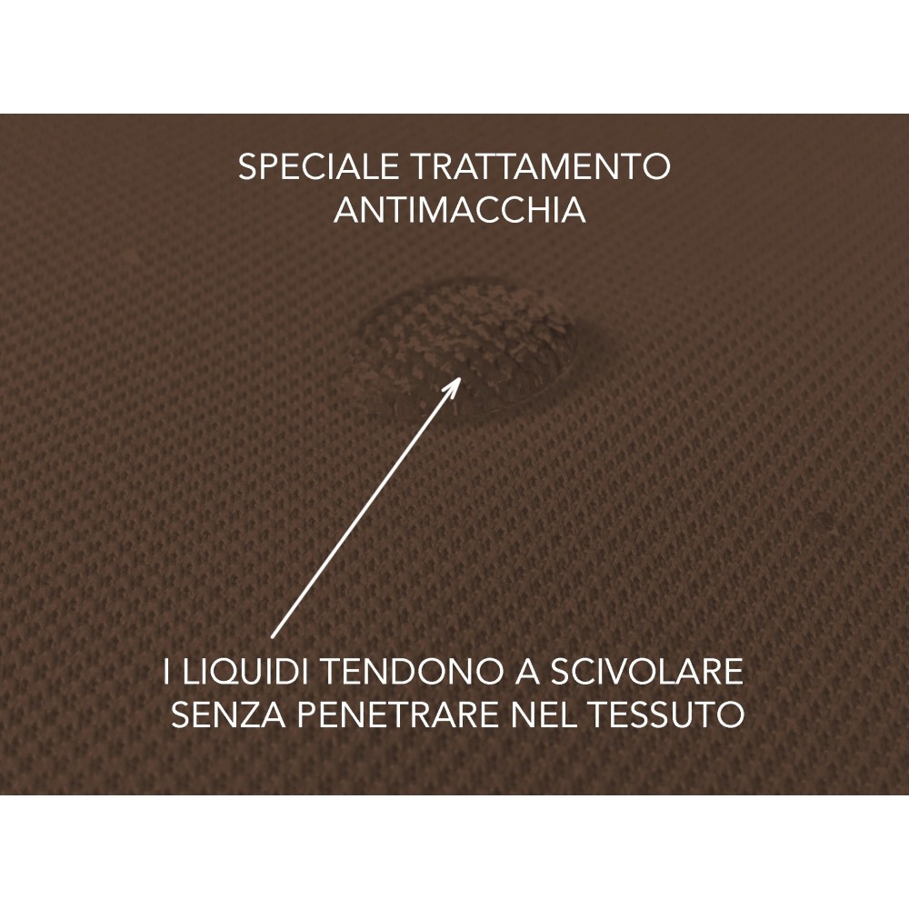 Funda de sofá elástica universal ROMA antimanchas MARRÓN