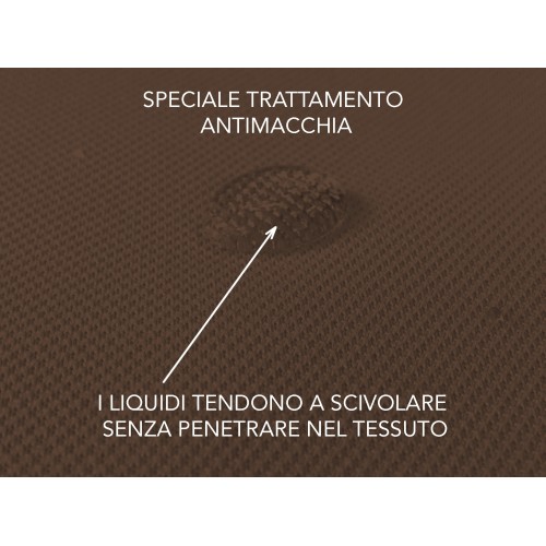 Funda de sofá elástica universal ROMA antimanchas MARRÓN