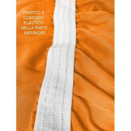 Funda de sofá tensada universal ROMA resistente a las manchas ORANGE