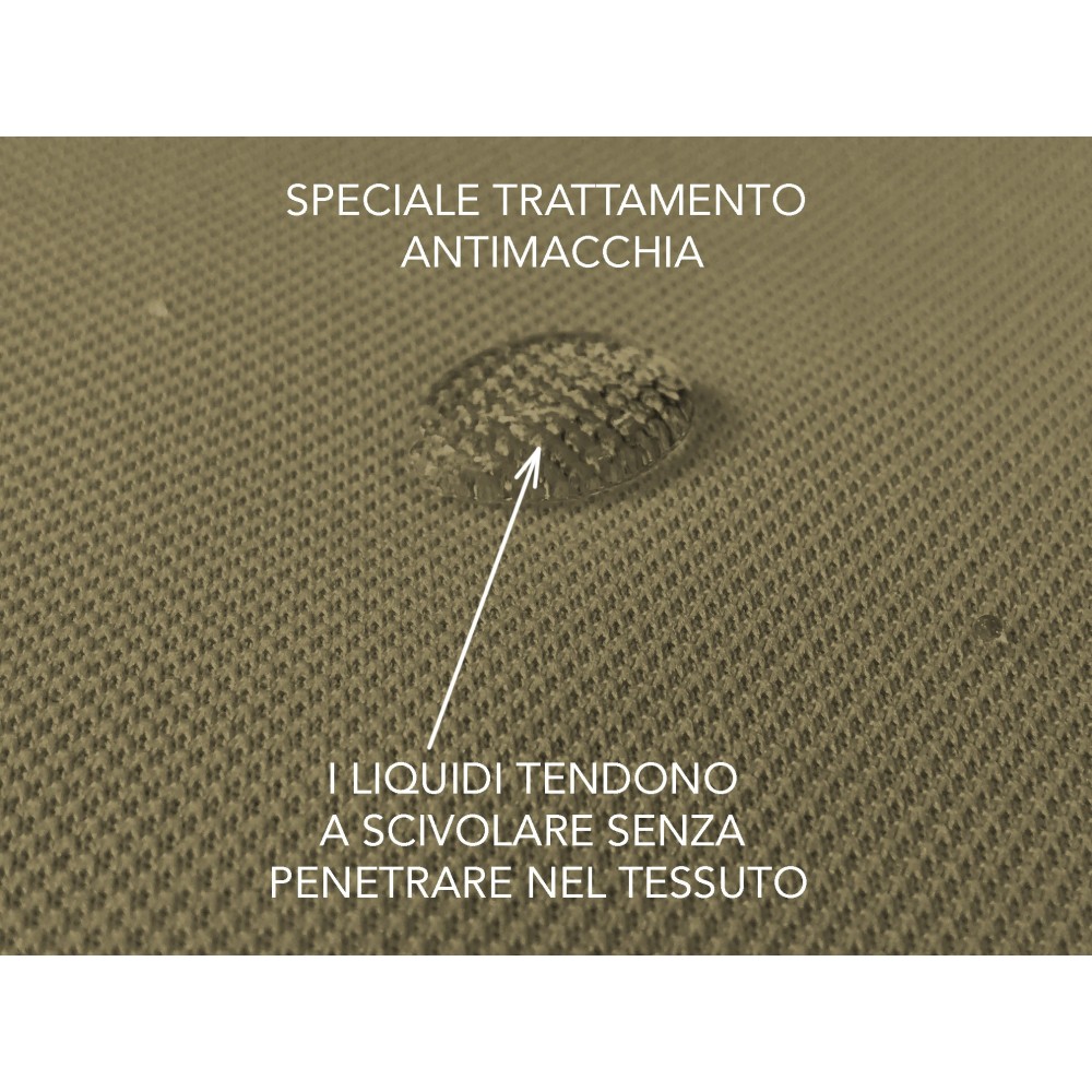 Housse de canapé universelle élastiquée et résistante aux taches ROMA Taupe