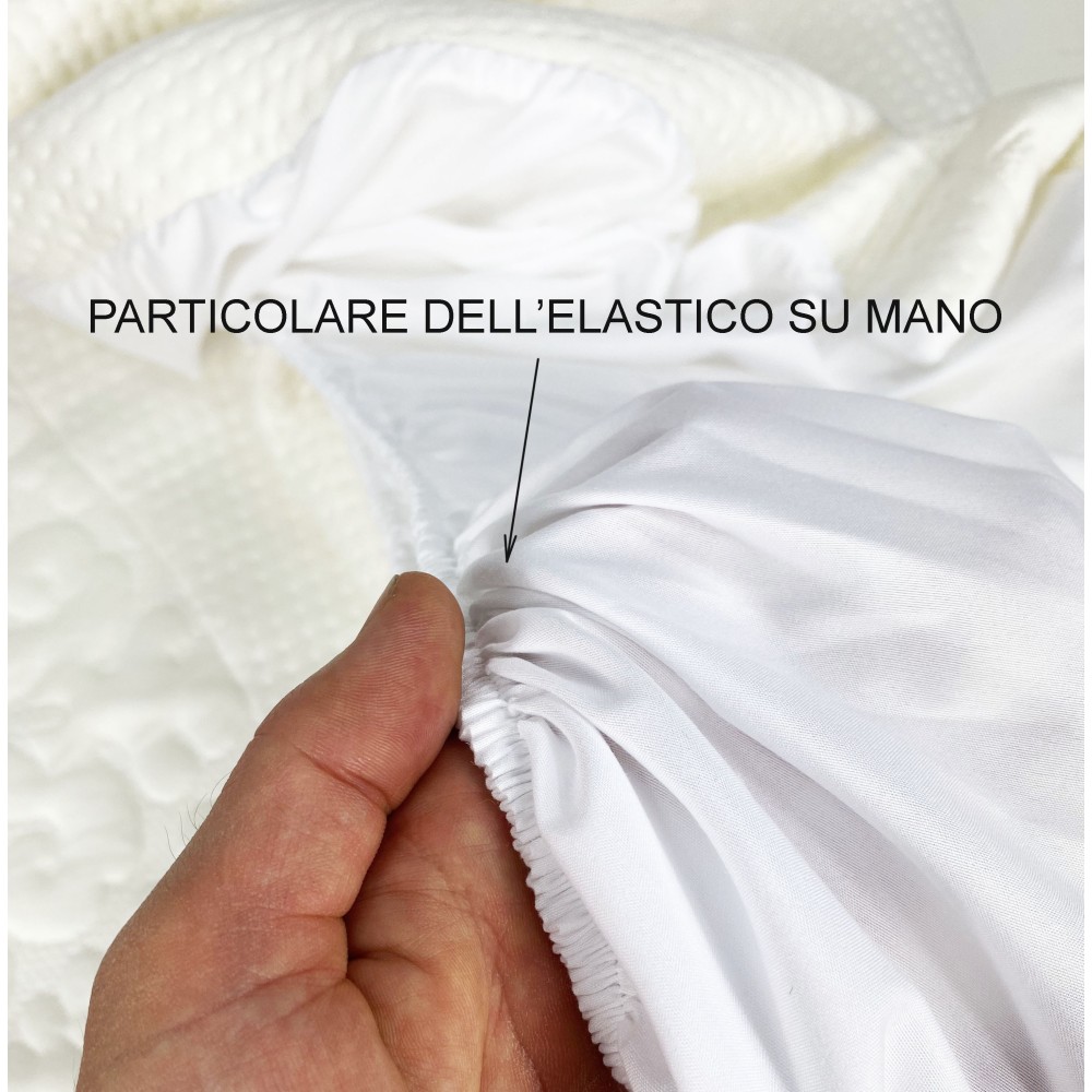 MADRID hypoallergenic anti-mite mattress cover in SOFT, memory